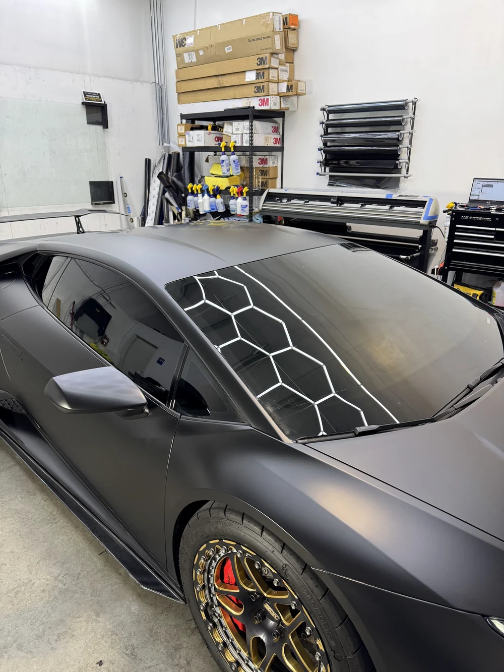 Wrap work for at Exclusive Customs - Tints & Wraps